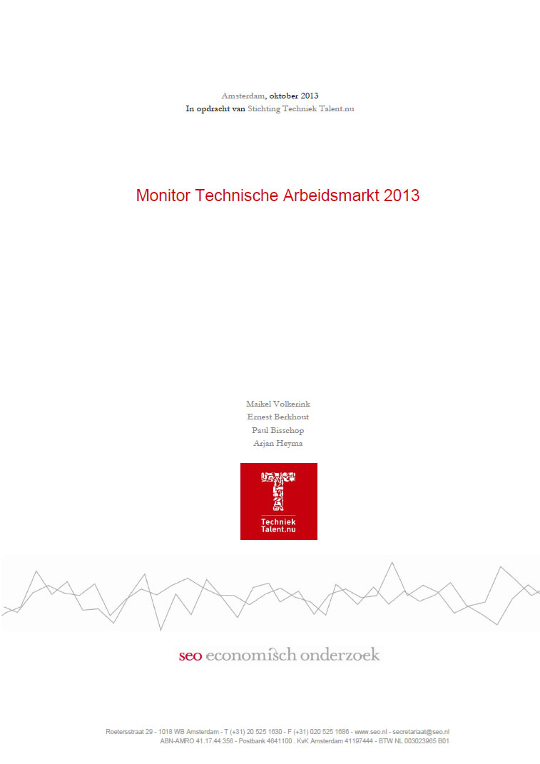 Monitor Technische Arbeidsmarkt 2013